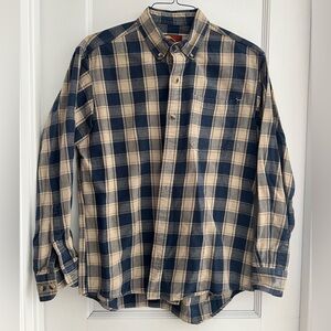 Men’s Bob Timberlake Long Sleeve Flannel Size Medium
